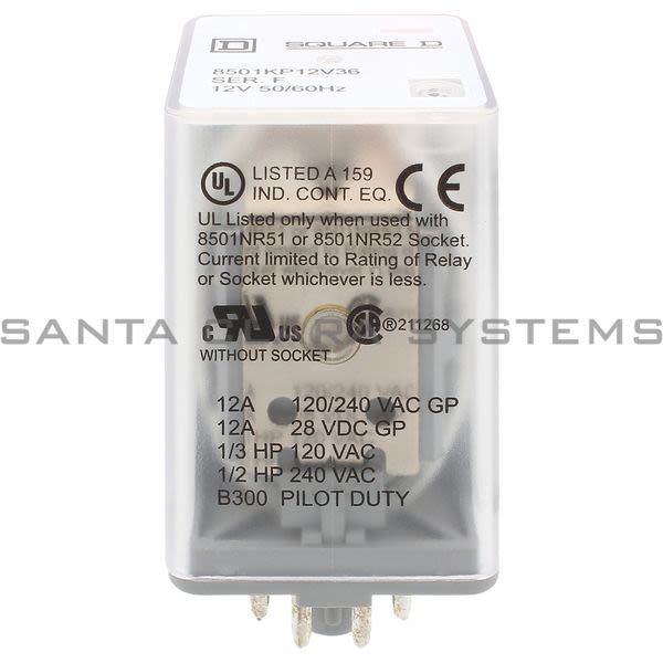 Square D 8501-KP12V36 Relay Product Image