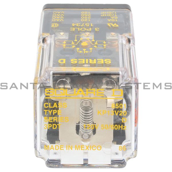 Square D 8501-KP13V20 General Purpose Relay Product Image