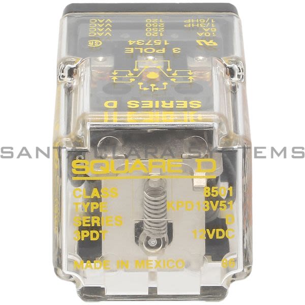 Square D 8501-KPD13V51 Plug-In Relay Product Image