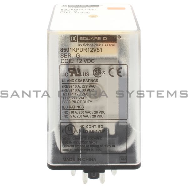 Square D 8501-KPDR12V51 Relay Product Image