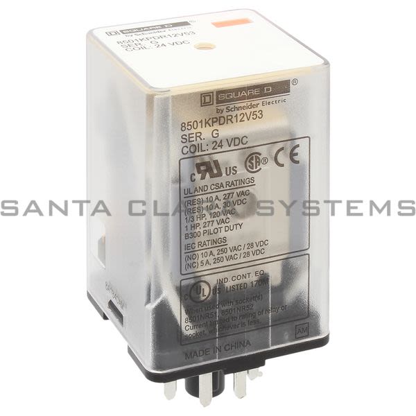 Square D 8501-KPDR12V53 Plug in Relay Product Image