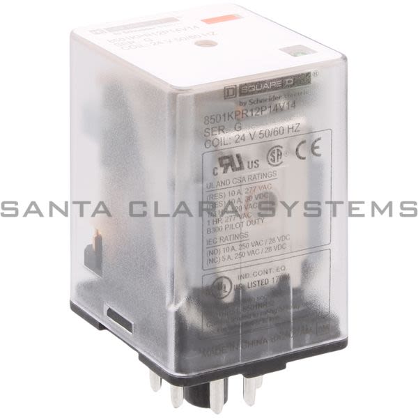 Square D 8501-KPR12P14V14 Plug In Relay Product Image