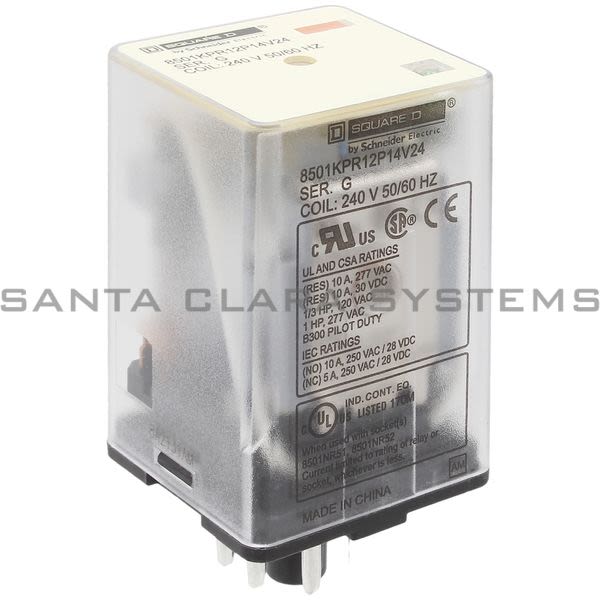 Square D 8501-KPR12P14V24 Relay Product Image