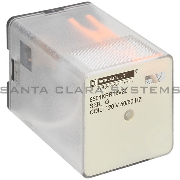Square D 8501-KPR12V20 Plug In Relay Product Image