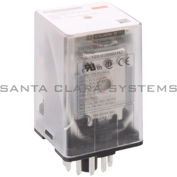 Square D 8501-KPR13P14V20 Plug In Relay Product Image