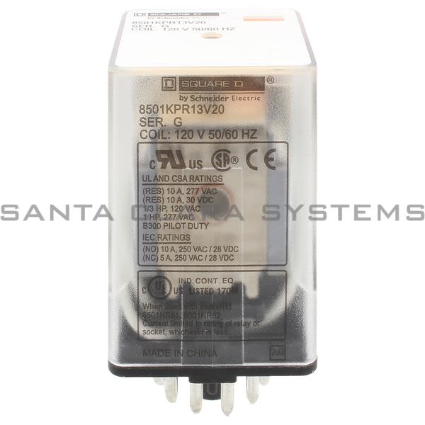 Square D 8501-KPR13V20 General Purpose Relay Product Image