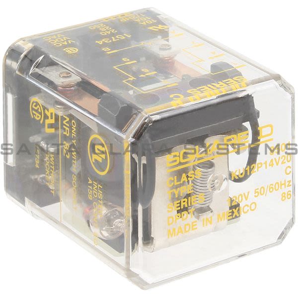 Square D 8501-KU12P14V20 Plug-in Relay Product Image