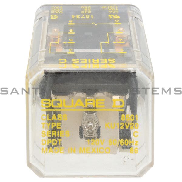 Square D 8501-KU12V20 General Purpose Relay Product Image