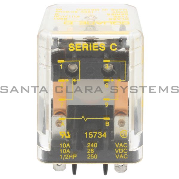 8501KU12V20 Square D General Purpose Relay Santa Clara Systems