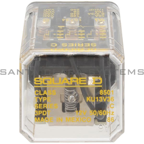 Square D 8501-KU13V36 Plug-In Relay Product Image