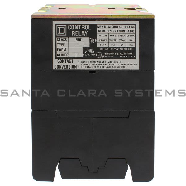Square D 8501-LO40V06 Relay Product Image