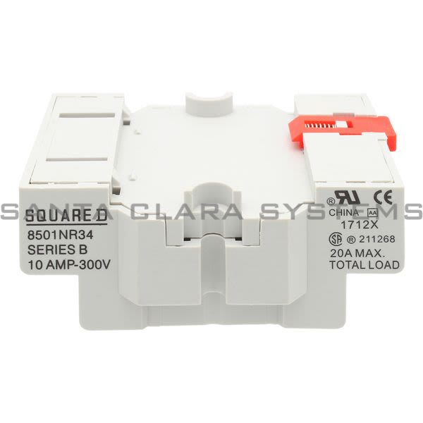 Square D 8501-NR34 Relay Socket Product Image