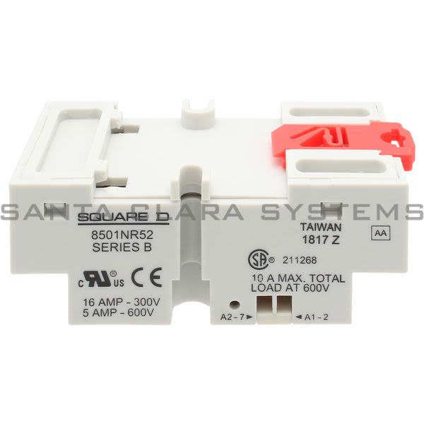 Square D 8501-NR52 Relay Socket Product Image