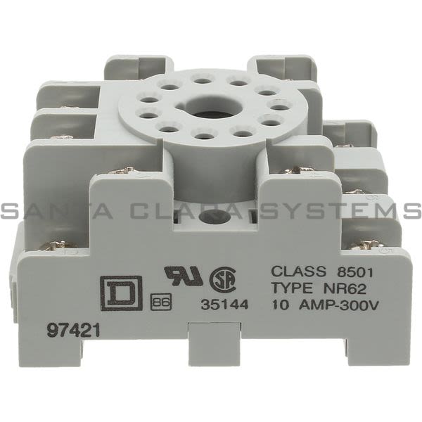 Square D 8501-NR62 Relay Socket Product Image