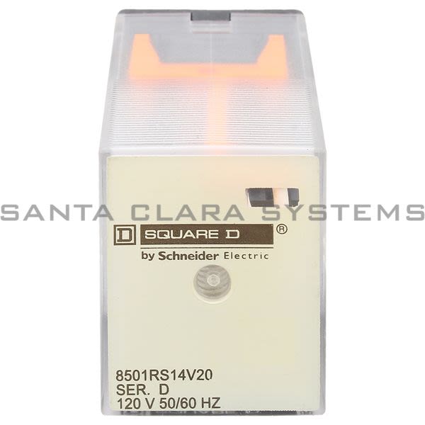 Square D 8501-RS14V20 Miniature GP Relay 55929 Product Image