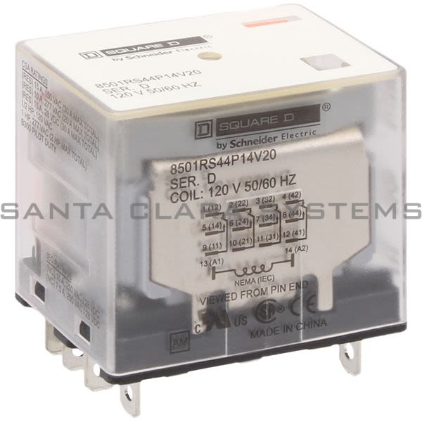 Square D 8501-RS44P14V20 Relay Product Image