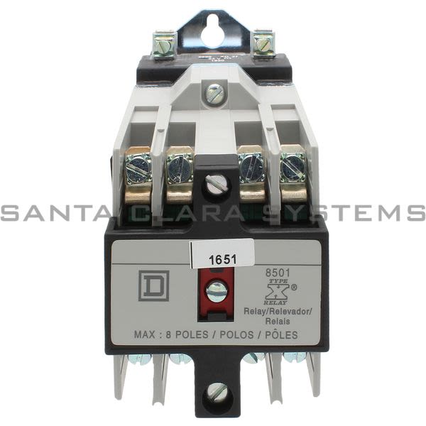 Square D 8501-XDO40V53 DC Control Relay 24VDC Product Image