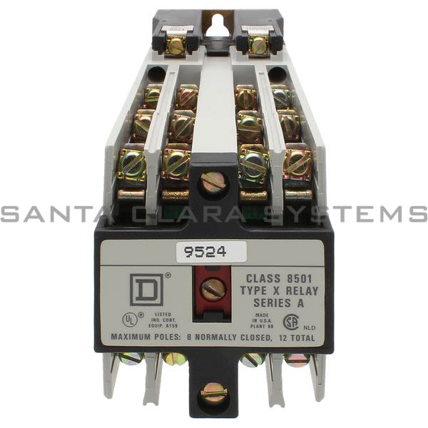 Square D 8501-XO1000V02 AC Control Relay Product Image