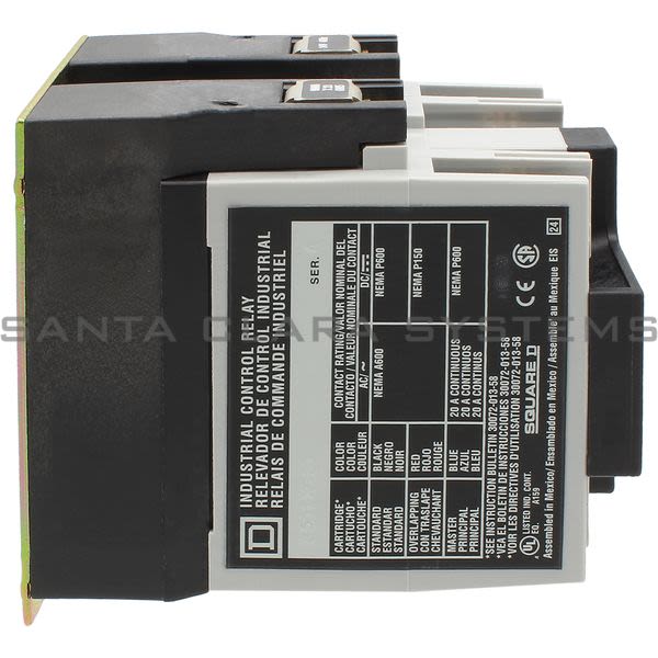 Square D 8501-XO20V01 AC Controll Relay Product Image
