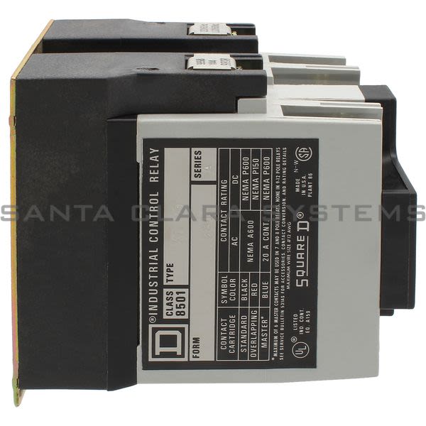 Square D 8501-XO20V02 AC Relay Product Image