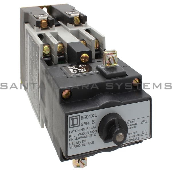 Square D 8501-XO20XLV02 AC Mechanical Latch Relay Product Image