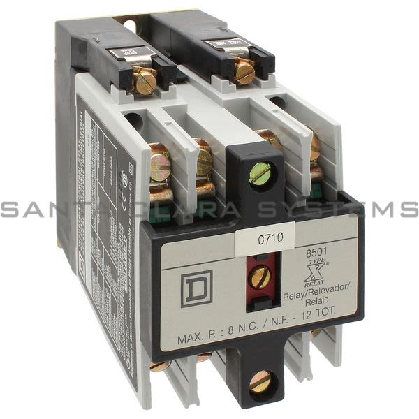 Square D 8501-XO40V02 AC Control Relay Open Type Product Image