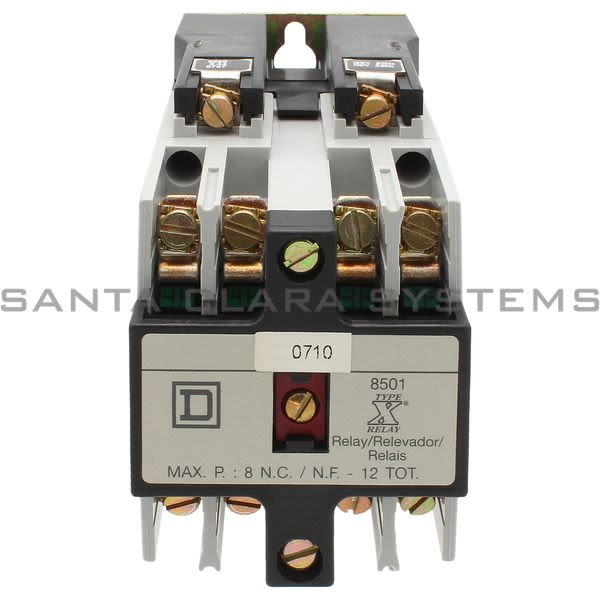 Square D 8501-XO40V02 AC Control Relay Open Type Product Image