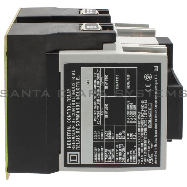 Square D 8501-XO40V02 AC Control Relay Open Type Product Image