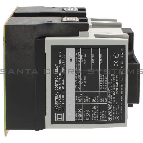 Square D 8501-XO40V02Y414 Relay Product Image