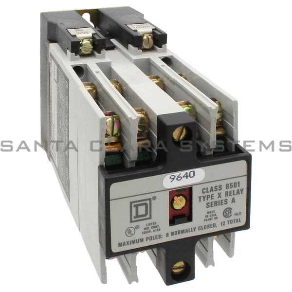 Square D 8501-XO80V02 AC Contorl Relay 120-60/110-50 Product Image