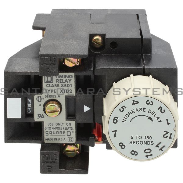 Square D 8501-XTD2 Timing Relay Product Image