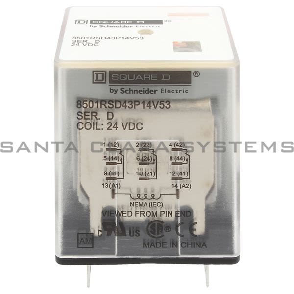 Square D 8501RSD43P14V53 Relay Product Image