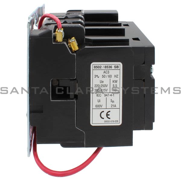 Square D 8502-SBO2V02S AC Magnetic Contactor NEMA Size 0 120V Product Image