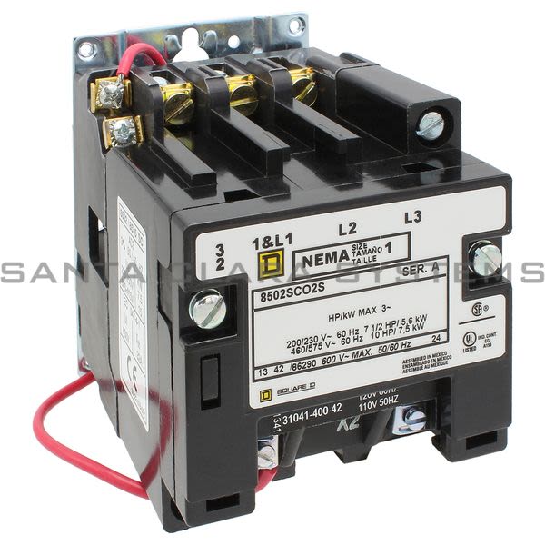Square D 8502-SCO2V02S AC Magnetic Contactor Product Image