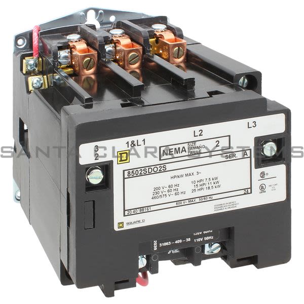 Square D 8502S-DO2V02S NEMA Contactor Product Image