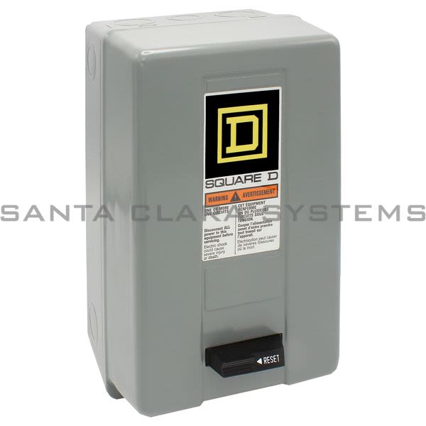 Square D 8536-SAG11V02 AC Magnetic NEMA Rated Starter NEMA 1 Enclosure Product Image