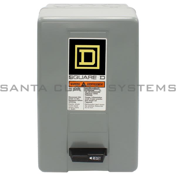 Square D 8536-SAG11V02 AC Magnetic NEMA Rated Starter NEMA 1 Enclosure Product Image