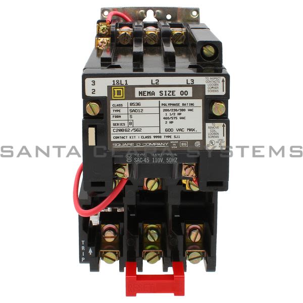 Square D 8536-SAO12V02 Starter Product Image