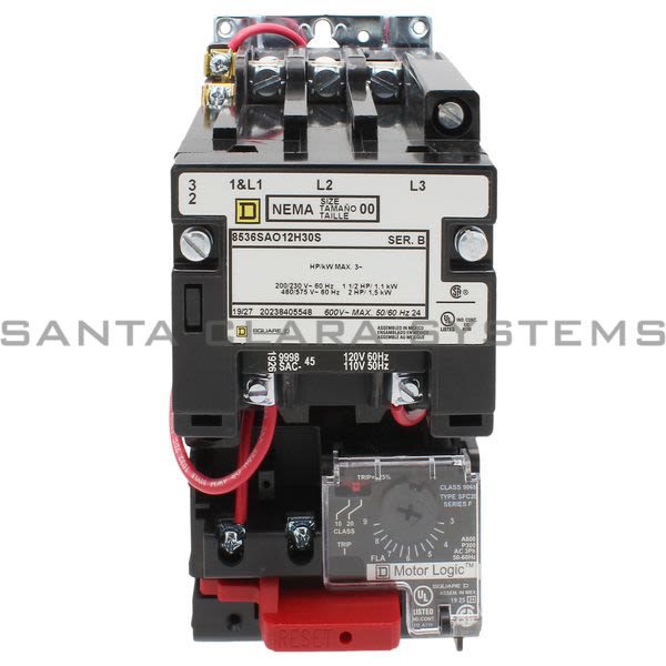 Square D 8536-SAO12V02H30S Starter Product Image