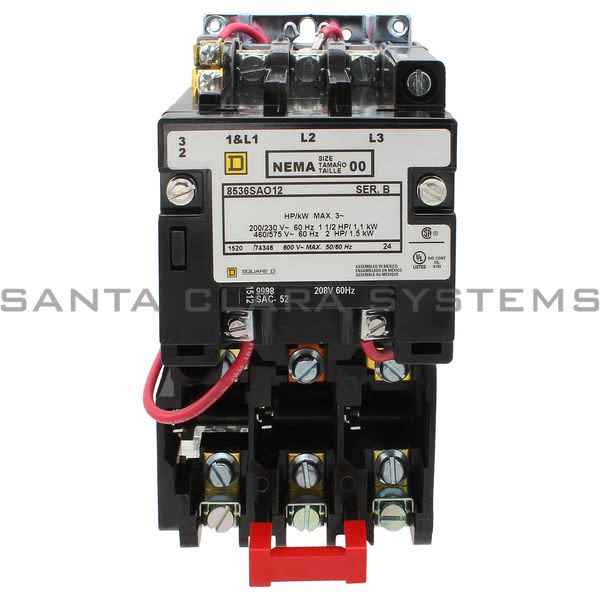 Square D 8536-SAO12V08 Starter Product Image