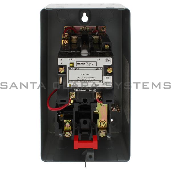 Square D 8536-SBG1V02 AC Magnetic NEMA Size 0 Starter Product Image