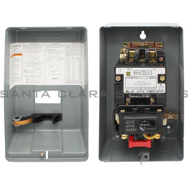 Square D 8536-SBG1V02CS NEMA Motor Starter Product Image