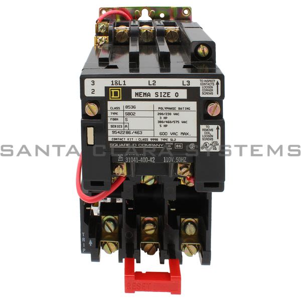 Square D 8536-SBO2V02 Starter Product Image