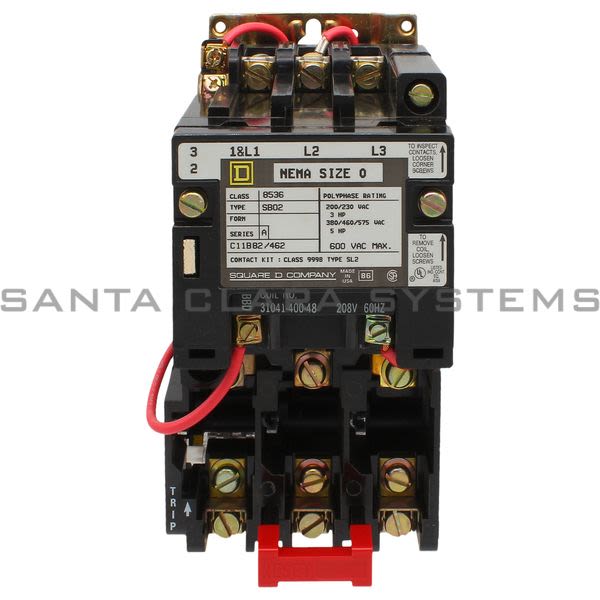Square D 8536-SBO2V08 Non-Reversing Starter Product Image