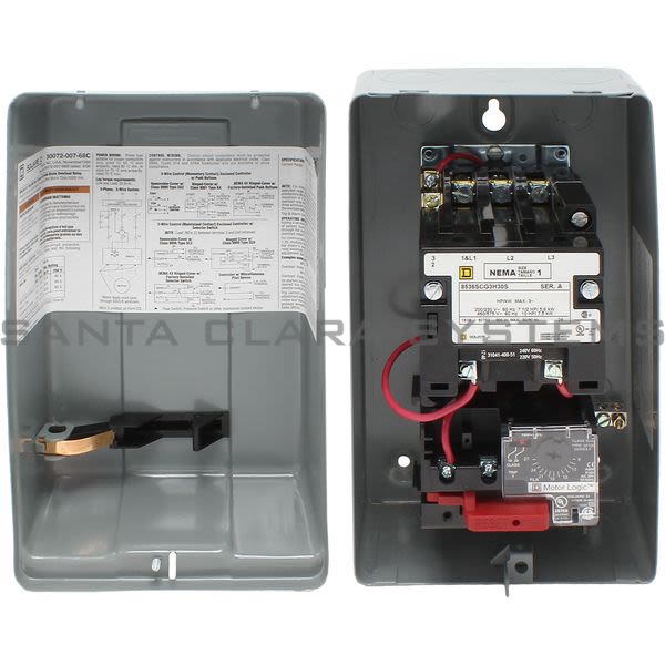 Square D 8536-SCG3V02H30S Motor Starter Product Image