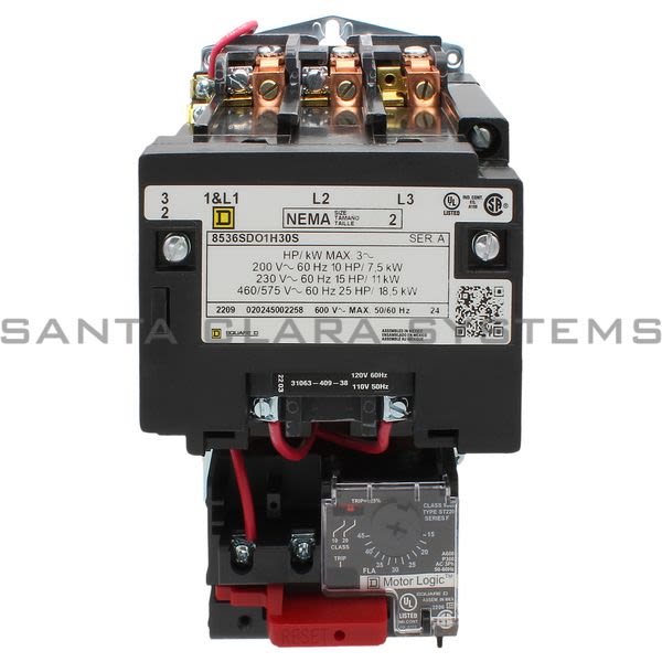 Square D 8536-SDO1V02H30S Type S Nonreversing Magnetic Starter Product Image