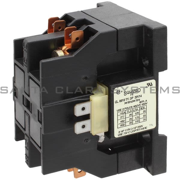Square D 8910-DP22V14 Definite Purpose Contactor Product Image