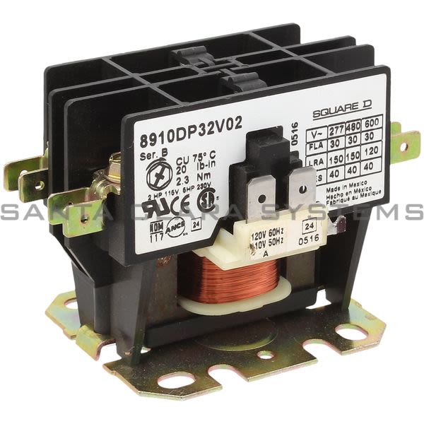 Square D 8910-DP32V02 Definite Purpose Contactor Product Image