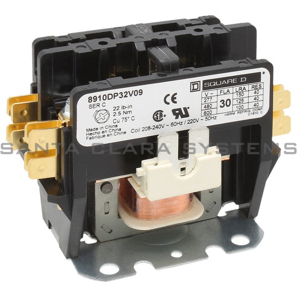 Square D 8910-DP32V09 Definite Purpose Contactor Product Image