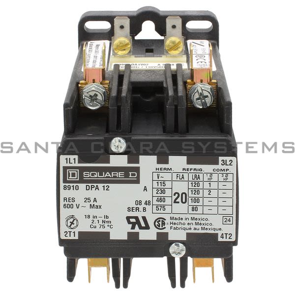 Square D 8910-DPA12V02 Contactor Product Image